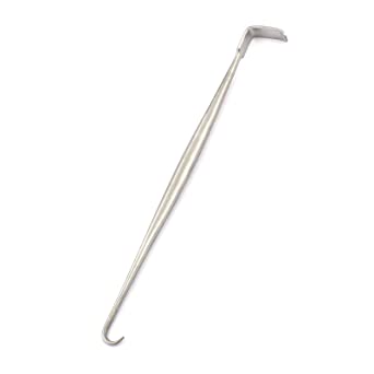 Meyerding Skin Hook & Retractor, Double-Ended, Solid Blades, 5/8" X 3/16" (16.0 Mm X 5.0 Mm) Wide, 6 1/4" (15.9 Cm)